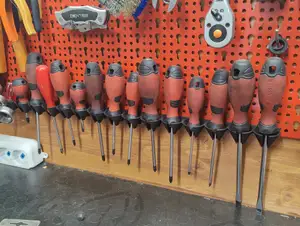 PEGBOARD SCREWDRIVER HOLDER