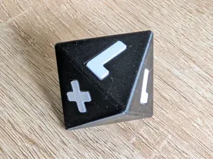 D8 dice for Tetris Balance Game