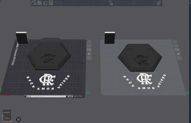 Base expositora do Flamengo/ com partes separadas — Фото 3 из 3
