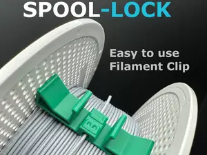 Spool-Lock Easy Filament Clip
