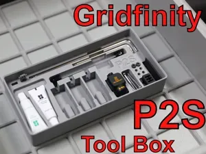 Gridfinity P2S Accessories Tool Box 2x4 Bin
