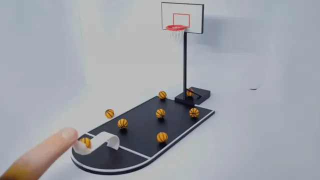 Mini Basketball Hoop Replica w/ Slingshot & Ball — Image 2 of 7