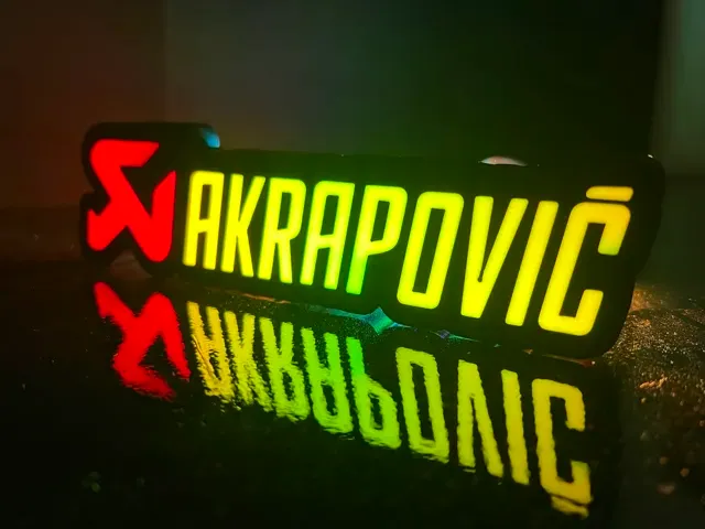 LightBox Akrapovič - scatola luminosa Akrapovic — Фото 2 из 2