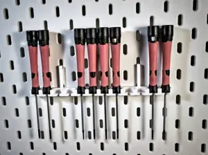 Precision Screwdriver Holder for Skadis - 12 Slots