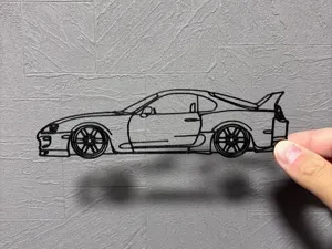 TOYOTA SUPRA JZA80 MK4 JDM Custom Car Wall Art