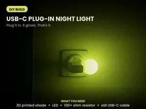 USB-C Plug-In Night Light