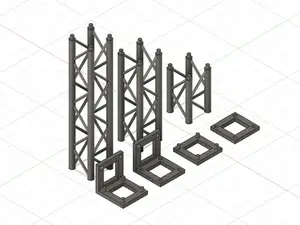 Truss kit expandable pieces