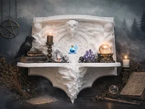 Eldritch Altar Shelf - Gothic Decor