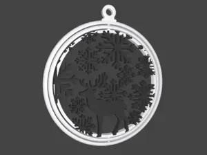Spinning Ornament - Deer