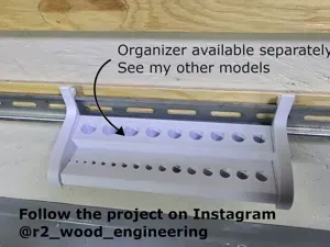 DIN INFINITY - DIN Rail Organizer Adapter