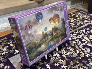 Jigsaw Puzzle Box Top Display Stand