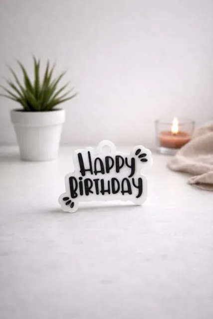 Happy Birthday - Geschenkanhänger Dekoration Tag — Image 3 of 6