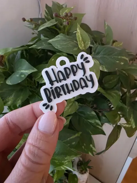 Happy Birthday - Geschenkanhänger Dekoration Tag — Image 2 of 6