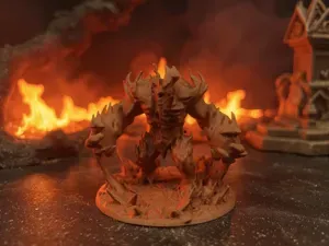 Fire / Water Elemental - DND monster