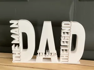 DAD - The Men, The Hero, The Legend - Deco