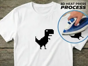 T-shirt Print - Offline Dinosaur
