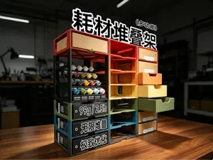 耗材收纳/堆叠架 | 拒绝无效冗余结构