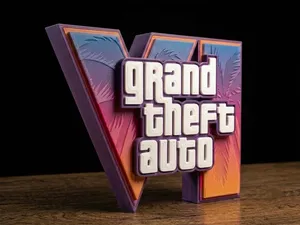 Grand Theft Auto VI Logo - GTA 6 Ornament
