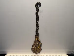 Witches Broomstick - Bookmark