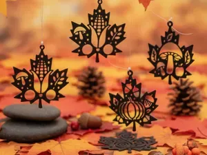 Fall Leaf Ornament Collection – Maple / Fall