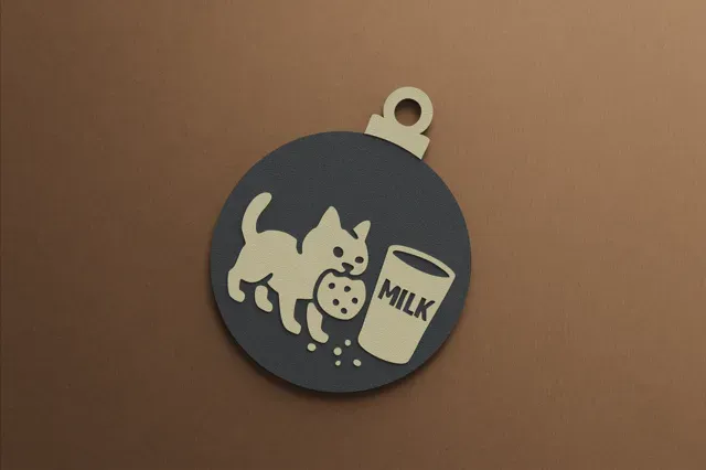 11 Christmas Cat Ornaments – Multicolor AMS Ready — Фото 6 из 15