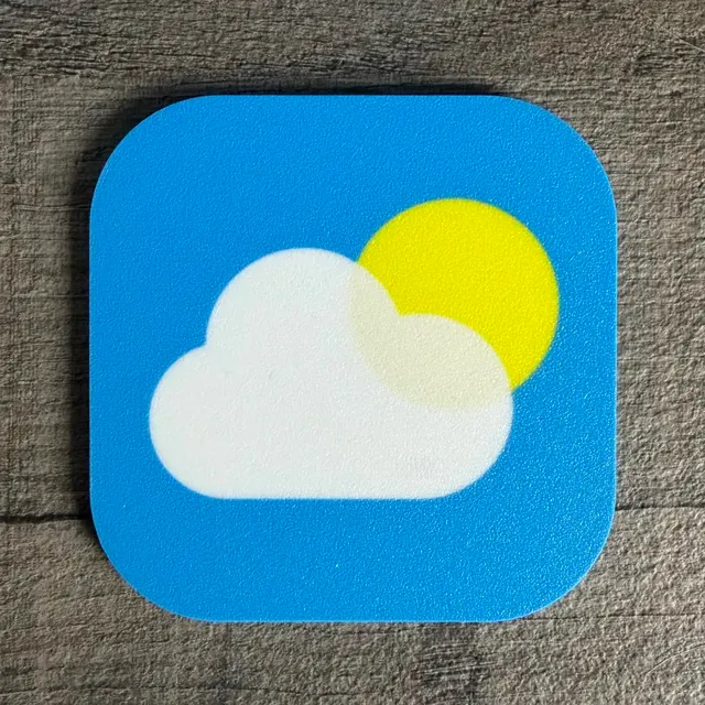Apple macOS and iOS inspired icon coaster set — Фото 11 из 14