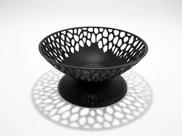 Organic Fruit Bowl with Stand - Multiple Sizes