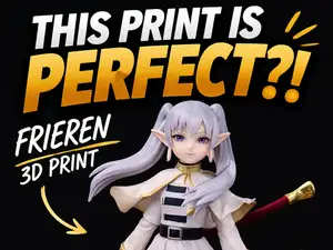 Frieren Mage Statue – High Quality 3D Model
