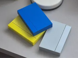 Dust cover hinged k7 box for SNES cartridges