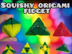 Origami Transforming Cube - Squishy TPU version!