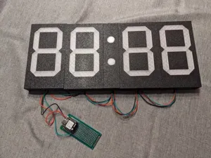 7-Segment LED Clock with WS2812B and ESP32