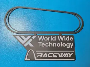 World Wide Technology Raceway Track Map Wall Art