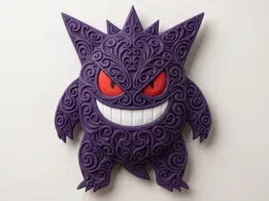 Gengar - Arte de pared - Fan art Pokémon