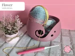 Flower Yarn Bowl