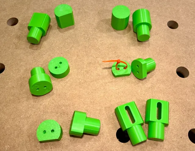 20mm Benchdogs for Festool, Metabo, Wolfcraft MFT