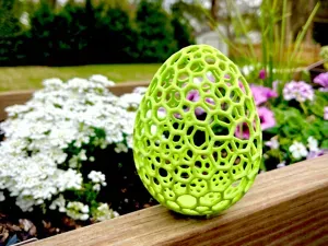 Easter Egg - Voronoi Pattern Sculpture