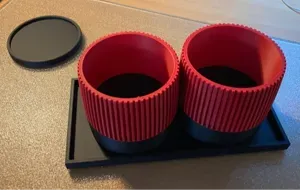 Ribbed Succulent Planter - Drain/No Drainage