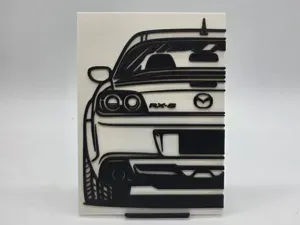 2D Wall Art Mazda RX8