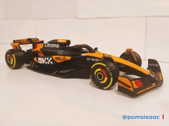 【McLaren】2025款F1冠军赛车 迈凯伦MCL39涂装 #4兰多・诺里斯座驾 组装/轮胎可动 — Image 7 of 9