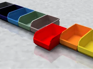 side-to-side & stackable Organizer storage boxes 