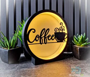 Coffee LED Lampe für die Küche