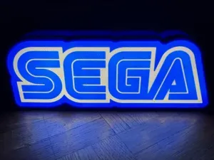 Sega Lightbox Deco Model – Retro Gaming Display