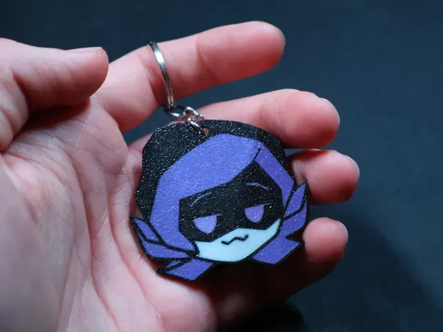 Uzi Keychain Murder Drones Glitch pin — Фото 5 из 5