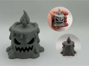 Melting Monster Candle