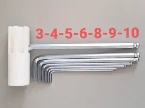 ALL-IN-ONE Hex Key tool - Organizer & Handle