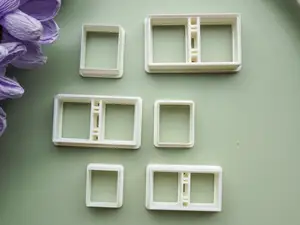 Book & Page Set Clay Cutter For Earrings Necklaces