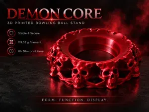 Bowling Ball Holder - Demon Core
