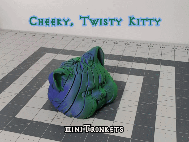 Cheeky Twisty Kitty Fidget (20 Slices)