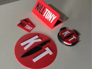 Kill Tony Merch Set - Coaster Set -Wall Art -Cards