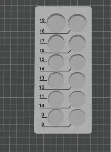 (3 variations) 1/2"dr Metric Impact Sockets